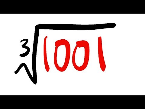 use calculus, NOT calculator (cube root of 1001)
