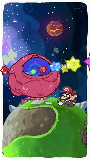 Mini "Super Mario Galaxy" Recap Cartoon #shorts