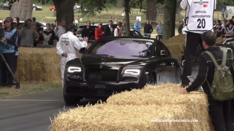 Millionaire pushes Lexus RC F on narrow track
