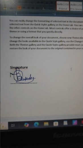 Add Digital Signature in Ms Word | how to add signature in Ms word