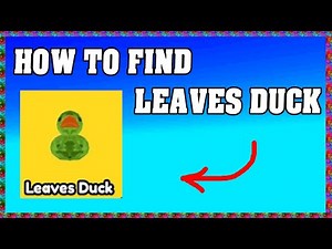 HOW TO FIND LEAVES DUCK in FIND THE DUCKS ROBLOX ! 🦆
