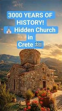 Ancient Church Hidden in Crete 🇬🇷 | Agia Irini, Axos Village