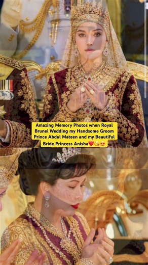 Amazing Memory Wedding Royal Prince Mateen and Beautiful Bride #royalbrunei #royal #anisharosnah