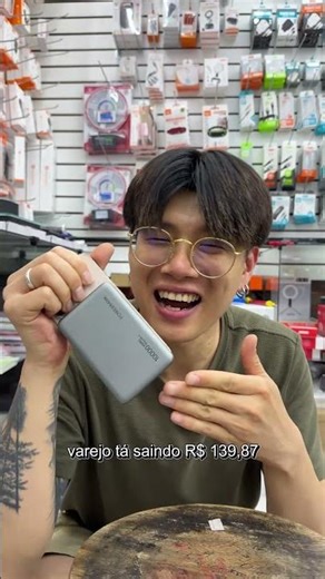 Chegaram as novidades FAM pra deixar carregador nunca mais em falta ⚡ FAM POWER BANK CARREGADOR #fam