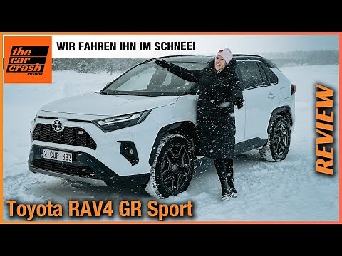 Toyota RAV4 GR Sport im Test (2023) Wir fahren den Hybriden im Schnee! Fahrbericht | Review | HEV