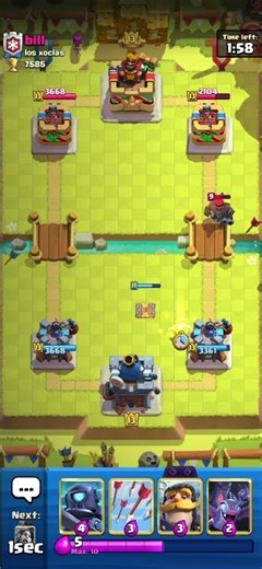 Playing some guy named bill✌️ #clashroyale