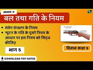 9th Science Chapter 9 | Hindi Medium | Force and Laws of Motion