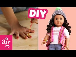 Make Your Own Joss Kendrick Rainbow Friendship Bracelet | Doll DIY | ‪@AmericanGirl‬