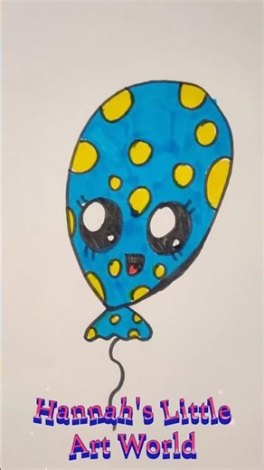 Easy Balloon Drawing for Kids 🎈🎨