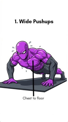 1 Minute Chest Circuit 🔥 (No Gym Calisthenics Workout)