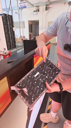 9.3K views · 100 reactions | I designed the front desk and LED...