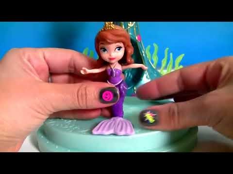 Mermaid Sofia Sea Swimming Playset Disney Princess Sofia the First Unboxing by DisneyCollector