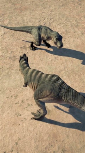 T-rex Ember VS T-rex Big Eatie #dinosaur #jurassicworld #jurassicpark #trex