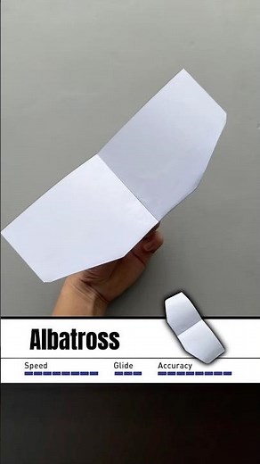 How to make a paper plane that can fly like a bird Origami EASY- Albatross #vvvreview #paperplane