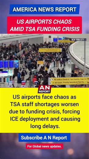 US Airport Chaos Explained | TSA Crisis & ICE Deployment Sparks Concerns | A N REPORT
