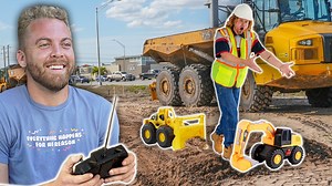 3.8M views · 131K reactions | Driving RC Toy Tractors in Active Construction Site | RossCreations | Facebook