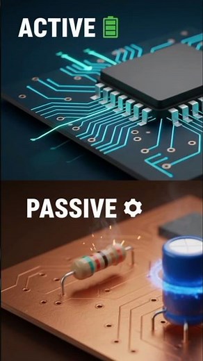Active vs Passive Components — Easy Explanation!