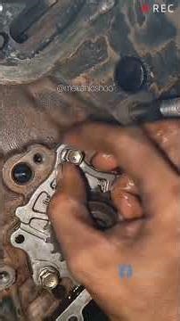 3SZ engine oil pump installation