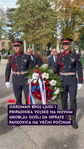 MONDO on Instagram: "Poslednjem ispraćaju ratnog komandanta prisustvovao je veliki broj saboraca, prijatelja, političara i poštovalaca. U ime Vlade Srbije, poslednjem ispraćaju prisustvovao je ministar za rad, zapošljavanje, boračka i socijalna pitanja, Nikola Selaković, kao predstavnik državnog vrha. Došla je i bivša ministarka Danica Grujičić, general Ljubiša Diković i mnogi drugi. #mondo #NebojsaPavković #general #sahrana"