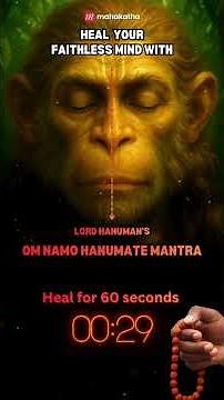 MOST Powerful Mantra to RESTORE Faith & Surrender to Divine Power 🕉️ Om Namo Hanumate Mantra