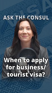 This week on Ask the Consul: How early should I apply for a business/tourist visa? Remember, planning a trip to the United States requires applying for the correct visa well in advance to avoid complications. Start early and give yourself plenty of time! اس ہفتے "آسک دی قونصل" میں: کاروباری/سیاحتی ویزے کے لیے کتنی پہلے درخواست دینی چاہیے؟ یاد رکھیں، امریکہ کے سفر کی منصوبہ بندی کے لیے درست ویزے کی بروقت درخواست دینا ضروری ہے تاکہ کسی قسم کی پیچیدگی سے بچا جا سکے۔ جتنا جلدی ممکن ہو آغاز کریں اور 