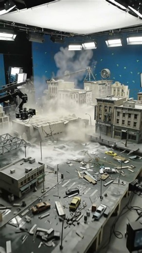 Secret Behind Movie Scale Models & Destruction! 🎬🤫 #Shorts