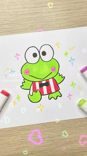 Draw Kero Kero Keroppi |大眼蛙#drawing #daily