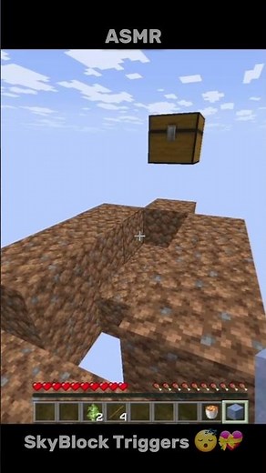 Soft Minecraft SkyBlock triggers to help you relax 💤✨ #asmr #asmrsounds #minecraft #minecraftshorts