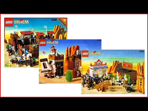 COMPILATION Top 3 Lego Western Speed Build - Brick Builder