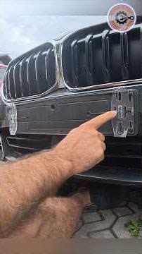 Install an invisible license plate holder #diy #automobile #tuning