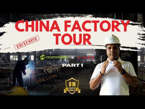 Unix Stichmachines Pvt. Ltd. X Promaker | Factory Tour | Exclusive Manufacturing Tools | China
