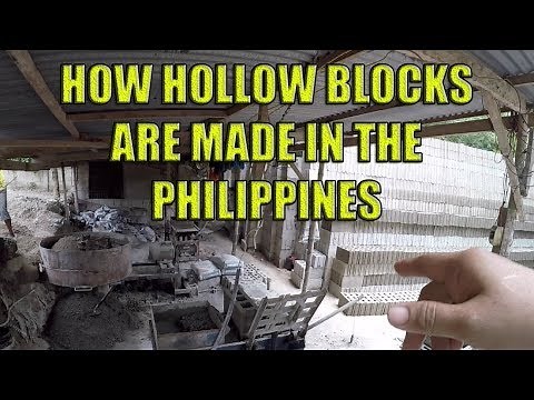 How Hollow Blocks Are Made In The Philippines.