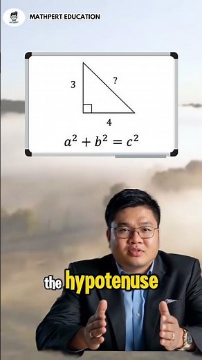 📐 The famous 3-4-5 triangle trick explained! See the Pythagorean theorem come to life with a r
