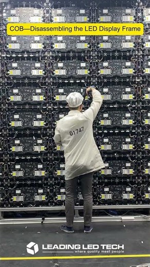 Disassembling the COB Display Frame