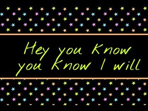 Shedaisy ~ I Will... But Lyrics