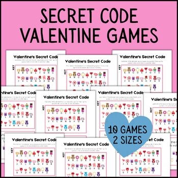 Valentine’s Day Crack the Code Game Printable | Secret Code & Hidden Messages |