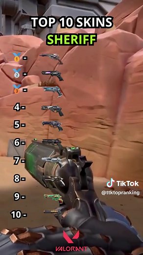 Top 10 Sheriff Skins in Valorant: Melhores Opções