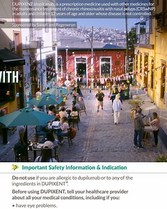 Full Prescribing Information: bit.ly/2QBJIPW Patient Information: bit.ly/2pCnzG7 | DUPIXENT® (dupilumab)