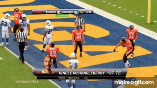 Key & Peele - McCringleberry's Excessive Celebration on Make a GIF