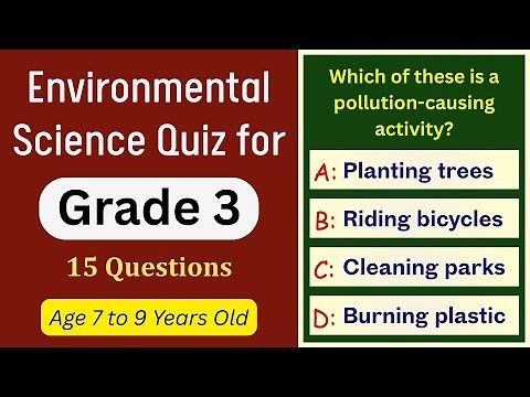 Environmental Science Quiz for Grade 3 | 15 MCQs for Kids | EVS Practice Test for Class 3 Students