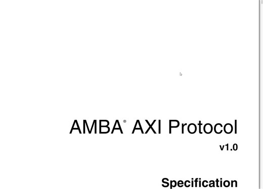 AXI零基础入门连载一_第1章