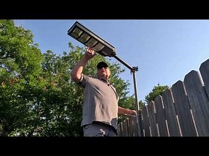 Outdoor Solar Powered Street Light Review