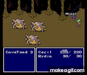Final Fantasy IV (SNES) - Walkthrough part 3 of 41 on Make a GIF