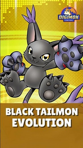 BlackTailmon Evolution Line #Shorts