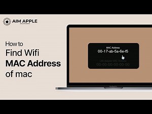 How to find Mac Address on Macbook | Aim Apple