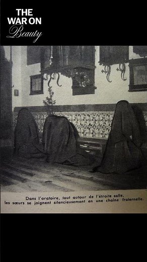 The first photos taken inside a Carmelite convent, ~1905. #catholic #thewaronbeauty