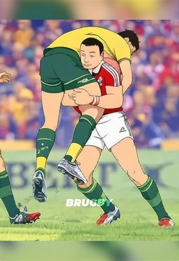 Legendary Rugby Moments Illustrated in Ghibli Style