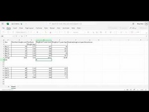 Lab 3 (Learn to Use Excel) Demo Video