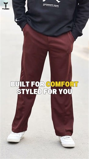 Imported PK Cotton Cross Plate Sports Trouser | Loose Fit Comfort Wear