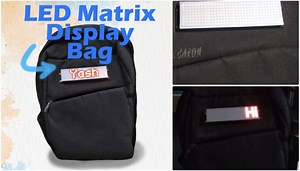 Make an LED Matrix Bag to Glow on the Go #WearableWednesday